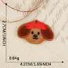 Parche Bordado Estilo Nuevo en Stock Parche de Bordado de Oso de Dibujos Animados Accesorios Accesorios para Funda de Teléfono DIY Parche de Tela