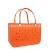 Bolsa de Compras de Palha para Mulheres, Bolsa de Praia Impermeável, Bolsa de Armazenamento para Camping, Viagem, Natação, Bolsa de EVA com Furos Multicolorida