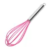 Utensílios de cozinha 10 polegadas batedor de ovos de silicone batedor de ovos manual batedor de ovos criativo de manivela