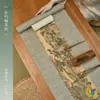 Nuevo Camino de Mesa Otoñal con Paisaje de Montaña Estilo Chino, Esterilla de Bambú con Tejido de Bambú Vintage Inspirado en el Zen, Esterilla para Mesa de Té, Juego de Té Seco, Esterilla de Té