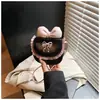 Bolso Infantil Nuevo Bordado con Lazo Retro, Bolso Silla Mini Moderno Dulce, Bolso Cruzado para Auriculares y Labial Padre-Hijo