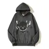 Sudadera con capucha de exportación transfronteriza de punto Kanye Americano Retro Llama Calavera Estrella Estampado de Espuma para Hombre y Mujer