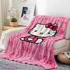 Sinceramente Manta de Franela para el Hogar Estilo Bestia Sanrio Hello Kitty Manta para Sofá Manta para Siesta en la Oficina