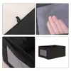 Caja de almacenamiento de malla plegable estilo cajón transfronteriza, caja de malla para ropa interior de armario estilo cajón transfronteriza, almacenamiento de ropa transpirable
