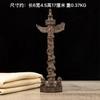 Decoración de reloj chino al por mayor antigua Decoración exquisita de columna de reloj chino Columna china Columna de dragón Artesanía de decoración para el hogar y la oficina