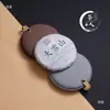 Caixa de Presente Criativa de Tecido e Couro para Bolo de Chá Bolsa de Embalagem Portátil Universal para Bolo de Chá Fuding Old White Tea Pu'Er