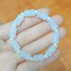 Pulsera alta Festival Perla de Bambú femenina transmisión en vivo puesto de drenaje suministro fábrica ventas directas estudiante niños pulsera de vidrio
