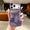 Funda Estéreo Galvanizada con Lazo para Teléfono Móvil Adecuada para Apple 17Promax Moderna 16 Brillo de Pedrería 11 Gama Alta 12