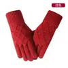 Nuevos Guantes Táctiles para Mujer, Tejido Grueso, Cálidos y Resistentes al Frío, Hilo de Felpa Sencillo, Pueden Proteger Pantallas Táctiles