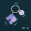 Fábrica de Origem Artesanato de Metal Personalizado Produção de Fotos Gravação a Laser Chaveiro Pingente Lembrança Presente