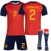 2026 Nuevo No. 4 Jersey de Brasil Pedri España Equipo Local No. Uniforme de Fútbol Copa Mundial Yamal 19