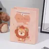 Sacos de Presente Doces Série Gatos Animais Pequenos Transfronteiriços Sacos de Papel Kraft Impressos Sacos de Presente Sacos de Doces de Halloween
