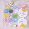 Conjunto de Acessórios Populares DIY para Miçangas Transfronteiriças Resina Miçangas Pequenas Materiais para Pulseira Colar Educacional Infantil Joias