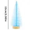 Suministros de Decoración Navideña Mini Árbol de Navidad Arreglo de Ambiente Festivo para el Hogar Árbol de Pinos de Colores Árbol de Pino Pequeño Artificial