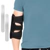 Coderas Deportivas para Hombre, Coderas con Placa de Acero, Coderas de Soporte Presurizado Ajustables, Equipo Protector Fijo para el Brazo para Enderezar el Codo