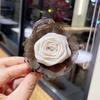 Horquilla vintage con forma de rosa para mujer, estilo chino de alta gama, con pequeñas flores, accesorios para el cabello con pinza de tiburón 2024