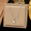Set de Collar de Acero de Titanio Transfronterizo Dongguan para Mujer, Collar y Pulsera de Corazón de Alta Calidad, Elegante Set de Joyería de Lujo Ligero