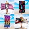 Dropshipping Transfronteiriço Temu Xiyin Tiktok Popular Toalha de Praia Microfibra Adulto Natação Toalha de Banho Toalha Absorvente