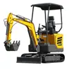 Excavadora Pequeña Multifuncional Tipo 8 Excavadora Pequeña para el Hogar Máquina de Gancho Agrícola para Huertos Se Puede Usar en Interiores