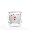 Taza de Agua de Doble Capa para el Hogar al por Mayor Taza de Oso Taza de Desayuno para Leche Vaso de Gatito Taza de Pareja de Animales Lindos para Hombres y Mujeres