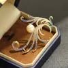 Broche de Fénix de Piedra de Color de Nicho Chino de Alta Calidad Pin Corsage Natural Elegante Atmosférico Estilo Nacional para Mujeres