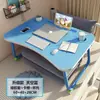 Escritorio portátil USB, escritorio de cama, mesa pequeña, mesa plegable para dormitorio de estudiantes, mesa de estudio, mesa de comedor para niños