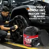 Kineshinex Pasta Pulidora para Llantas es Adecuada para Coche, Camión, Motocicleta y RV Pasta para Brillo de Llantas con Esponja