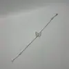 Edición Seiko V Oro Pulsera Completa de Diamantes Mariposa Chapada en Oro de 18K Diamante Moda Lujo Ligero Más Fácil de Combinar Temperamento Cadena Super Brillante para Clavícula