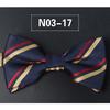 Traje Pajarita Masculino Boda Novio Padrino Negro Blanco Rojo Pajarita Patrón Dorado Británico Pajarita