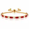 Pulseira de zircônia da moda transfronteiriça feminina nicho simples cristal pulseira de alta qualidade acessórios joias joias joias atacado