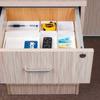 Caja de almacenamiento de plástico cuadrada blanca cajón compartimento de clasificación caja pequeña superposición caja organizadora artículos diversos piezas caja de accesorios