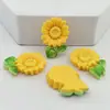 Accesorios de Resina de Girasol Coloridos Accesorios DIY para Funda de Teléfono Móvil Decoración de Coche Caja de Almacenamiento Hebilla de Zapato Cuerda para el Pelo Material