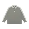Mu Xi Clothing # Moletom com Gola Polo Meio Zíper e Manga Longa, Estilo Casual para o Dia a Dia com Design Color-Block, Versátil para Homens