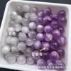Cuentas Redondas de Resina Doradas Degradadas con Purpurina Fina de 16 mm Imitación Ojo de Gato Cuentas Sueltas para Bolígrafo de Cuentas, Pulsera, Cadena de Teléfono Móvil