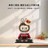 Bubble Mart Labubu Mokoko Flor da Primavera Figura de Vinil Caixa de Exibição Labubu Caixa de Armazenamento Transparente