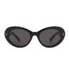 Nuevas Gafas de Sol Retro de Moda Transfronteriza Europea y Americana para Mujer, Ovaladas, Ojo de Gato, Modernas, Protección UV, Gafas de Sol Arco del Triunfo, Tendencia
