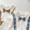 Ropa de Bebé Estilo Coreano para Primavera y Otoño Traje de Una Pieza para Bebé Niño Traje de Hermana Traje para Gatear Ropa de Bebé Niño de Algodón Puro para Hermano y Hermana de un Año