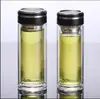 Vaso de vidrio de doble capa Fuguang para hombres y mujeres, vaso de agua portátil, aislamiento térmico con tapa, pantalla de filtro para el hogar, negocio, oficina, taza de té