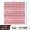 Processamento Personalizado Adesivos de Parede Estéreo 3D Papel de Parede de Espuma Autoadesivo Decoração de Pacote Macio Anticolisão Papel de Parede Impermeável Anticolisão