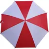 Paraguas rojo y blanco paraguas de lluvia reunión deportiva de rendimiento molino de viento de baile accesorios de ejercicio grupal escolar paraguas para niños con colores intercalados