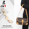Trevo de quatro folhas axila decoração extensão bolsa corrente bolsa de corrente com corrente compra única extensão removível acessórios de metal transformação