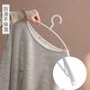Percha simple para ropa de hogar sin costuras de hombro ancho antideslizante para ropa de adulto diez perchas multifuncionales de PP