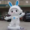 Escultura IP luminosa de PRFV personalizada mascote de grande empresa figura de desenho animado fábrica de origem instalação no local