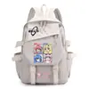 Mochila Anime Desenho Animado Bocchi the Rock, Pedra Solitária, para Meninas, Alunos do Ensino Fundamental e Médio, Bolsa de Ombro Duplo de Grande Capacidade