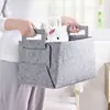 Cesta de almacenamiento de fieltro Sala de estar cubo de almacenamiento de libros juguetes artículos varios Cesta de almacenamiento de escritorio Estilo nórdico Cesta de almacenamiento plegable