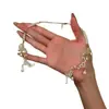 Collar de Zirconia y Perlas Estilo Palacio Transfronterizo Europeo y Americano Accesorio para Vestido de Noche Cadena para Clavícula Diseño de Nicho Collar de Declaración