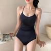 Suministro al por mayor 2023 Corea Nuevo Traje de baño Sexy de una pieza con tirantes y espalda descubierta, push-up para busto pequeño, adelgazante, traje de baño para mujer