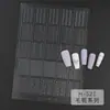 Arte de Uñas Pegatinas Transparentes Huecas Estilo Francés Nuevo Material para Doble Párpado Línea de Posicionamiento Plantilla para Pintura en Spray Pegatinas Auxiliares Adhesivas