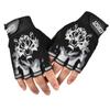 Cabeza de Lobo Delgados Transpirables Protección Solar Medio Dedo Guantes para Hombres y Mujeres Ciclismo al Aire Libre Montaña Fitness Deportes Guantes para Niños y Adultos