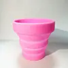 Taza de Agua Plegable Lujo Ligero Sensación de Alta Gama Portátil para Viajes Taza para Lavar al Aire Libre Plegable de Compresión Telescópica Taza para Lavar
